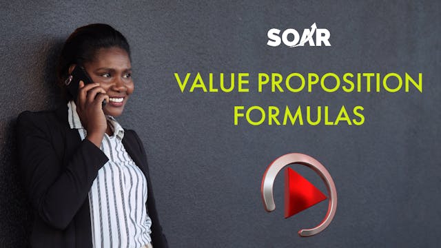 VALUE PROPOSITION FORMULAS