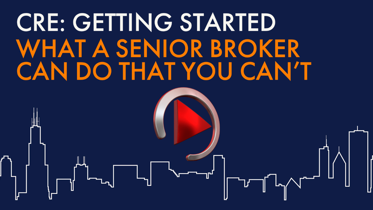 WHAT A SENIOR BROKER CAN DO THAT YOU CAN'T DO