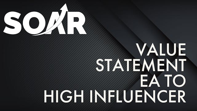 THE PZ: EA TO A HIGH INFLUENCER