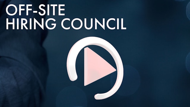 OFF-SITE HIRING COUNCIL