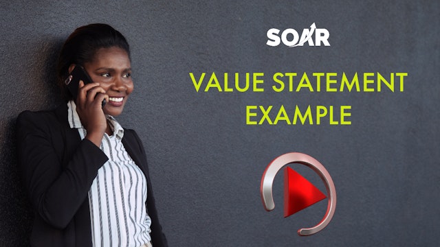 SOAR: VALUE STATEMENT EXAMPLE