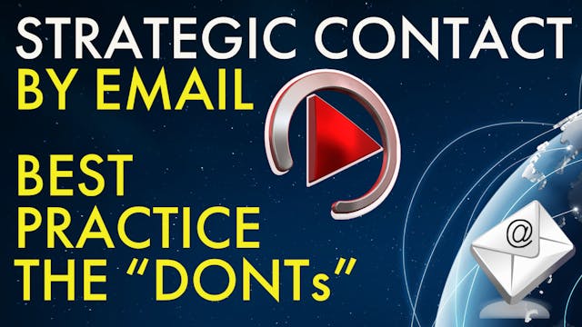 WRITTEN EMAILS: THE 'DON'Ts' (FREE AC...