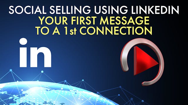 LINKEDIN: YOUR FIRST VIDEO MESSAGE!