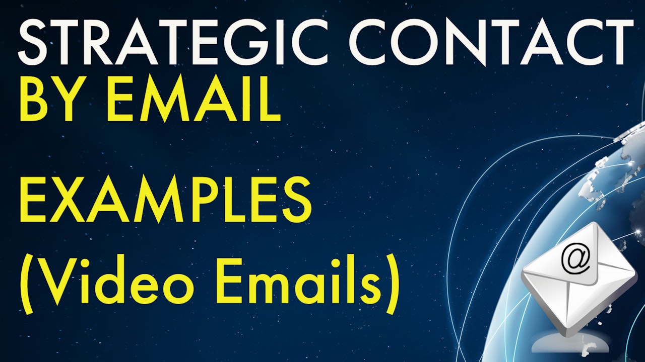 VIDEO EMAILS - USE THESE!