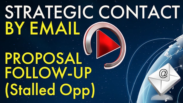 STALLED OPPORTUNITY - SEND THIS VIDEO EMAIL!