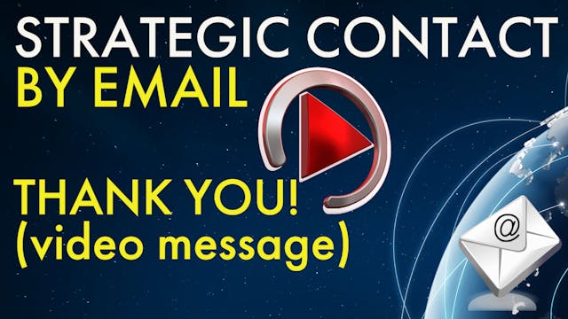 YOUR 'THANK YOU' EMAIL - USE THIS ONE!