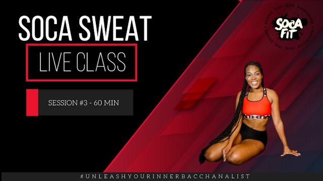 Soca Sweat Live Class  3