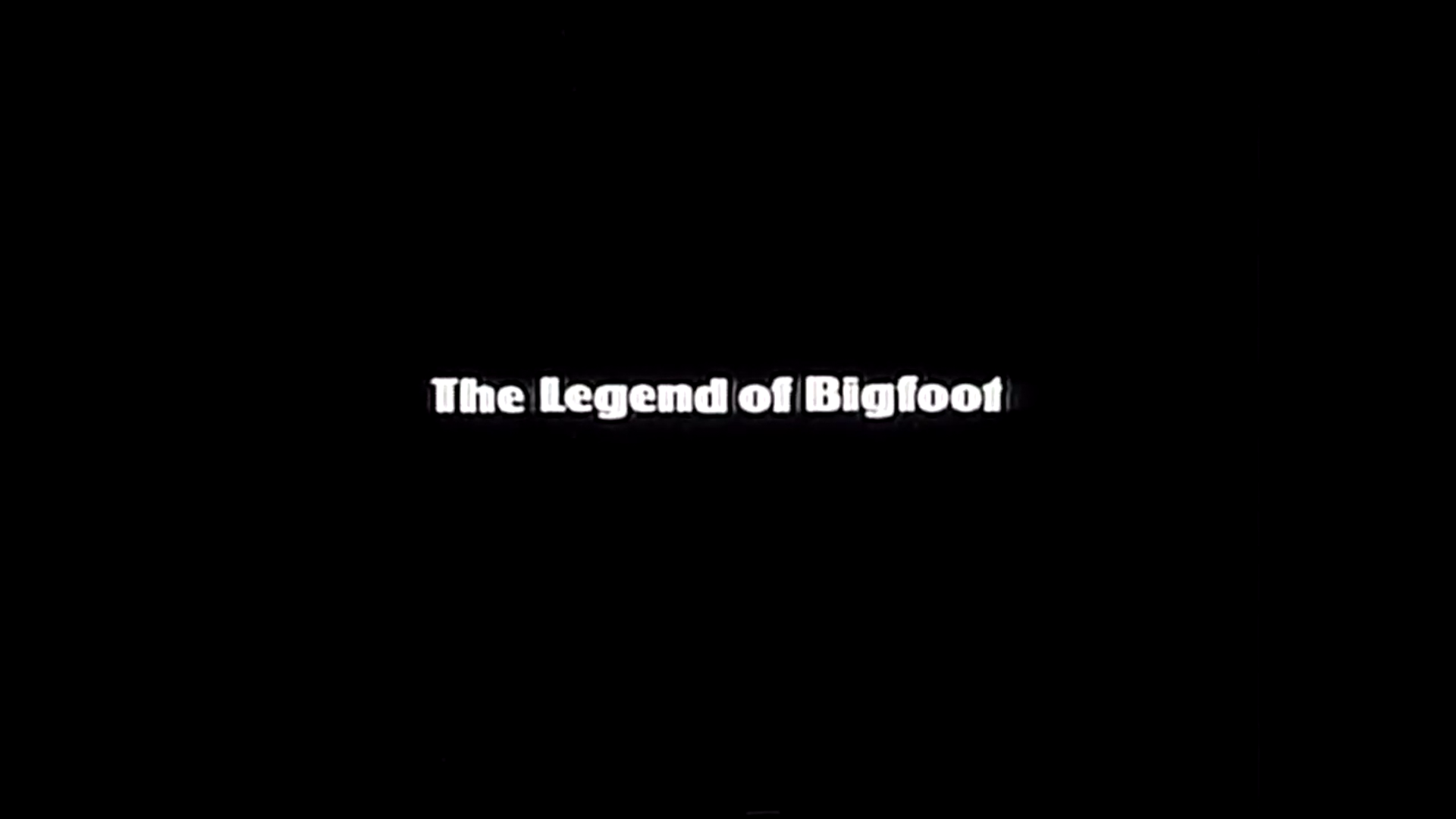 Retro VHS: The Legend of Bigfoot