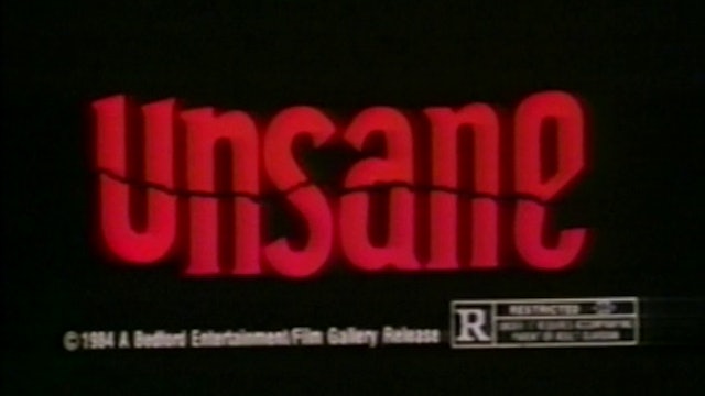 The Argento Collection: Unsane