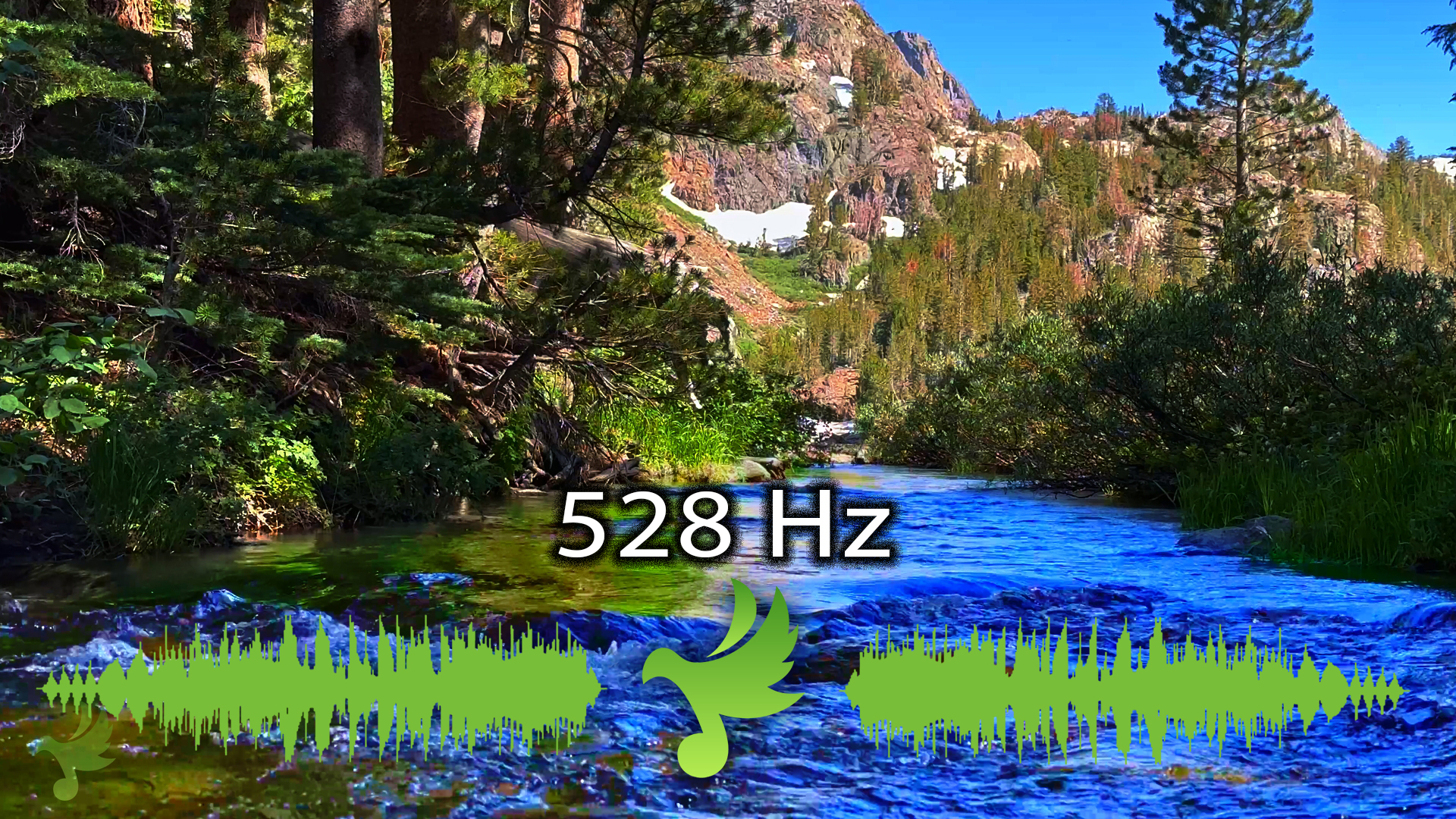 528Hz Miracle Tone & Soft Water Sounds | Reduce Stress and Anxiety