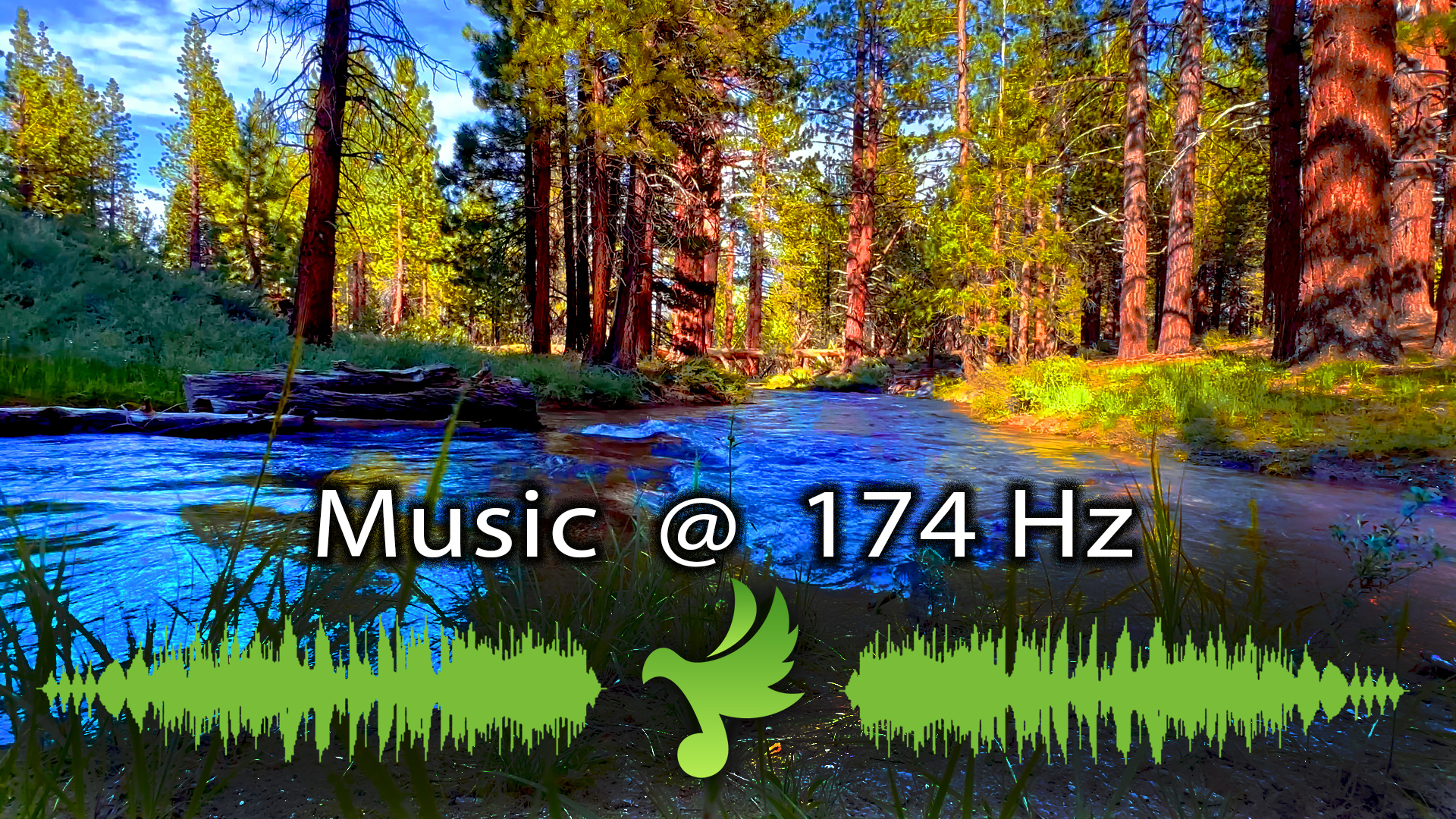 Soothing 174 Hz Music | Pain Relief Pure Tone Sleep Music | Solfeggio Frequency 