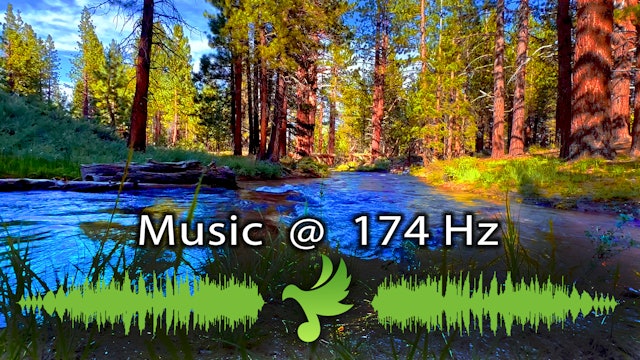 Soothing 174 Hz Music | Pain Relief Pure Tone Sleep Music | Solfeggio Frequency 