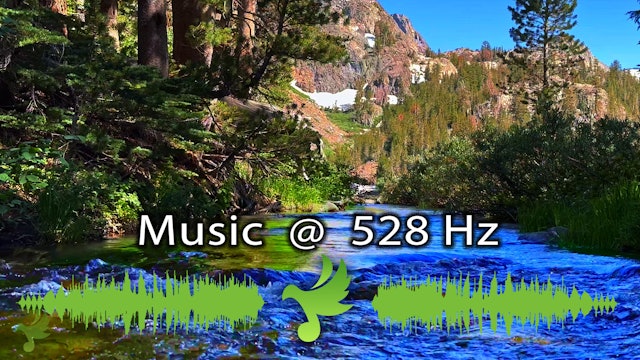 528Hz Miracle Music & Soft Water Sounds | Reduce Stress and Anxiety 