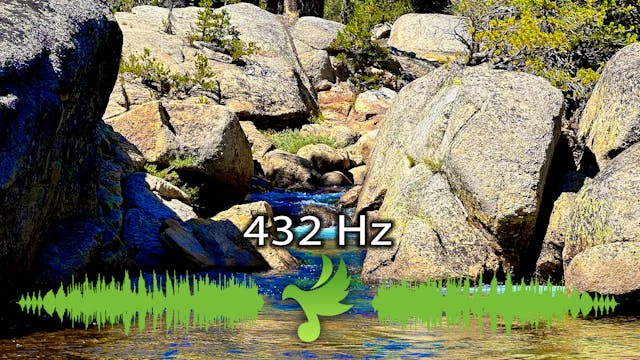 432Hz Miracle Tone & Soft Water Sound...