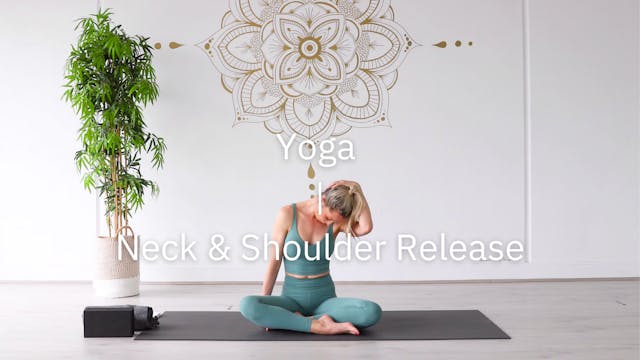 12 Minute Yoga | Tight Neck & Shoulde...