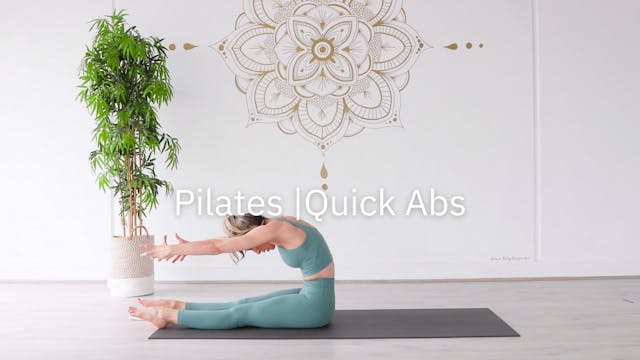 10 Minute Pilates | Quick Ab Burn