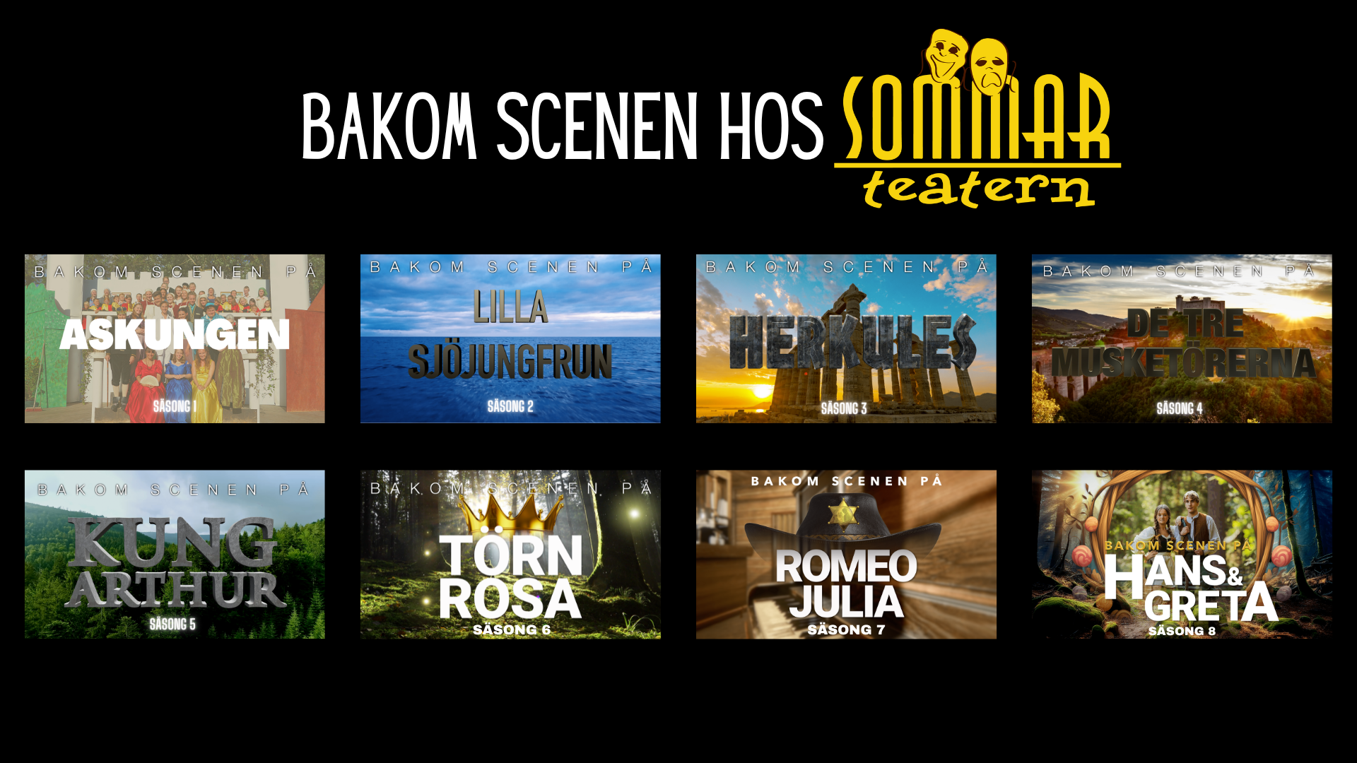 Bakom Scenen På Sommarteatern