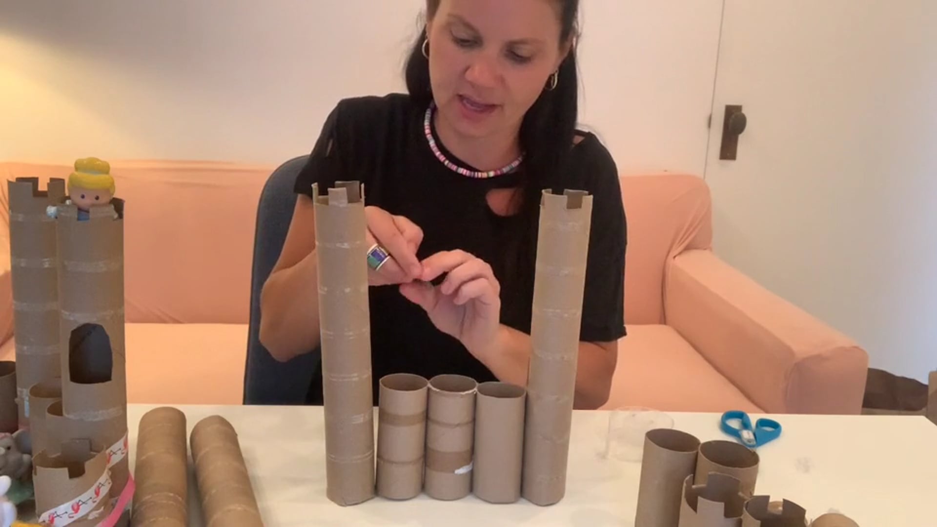 Build a TP roll castle � with Miss Sophie