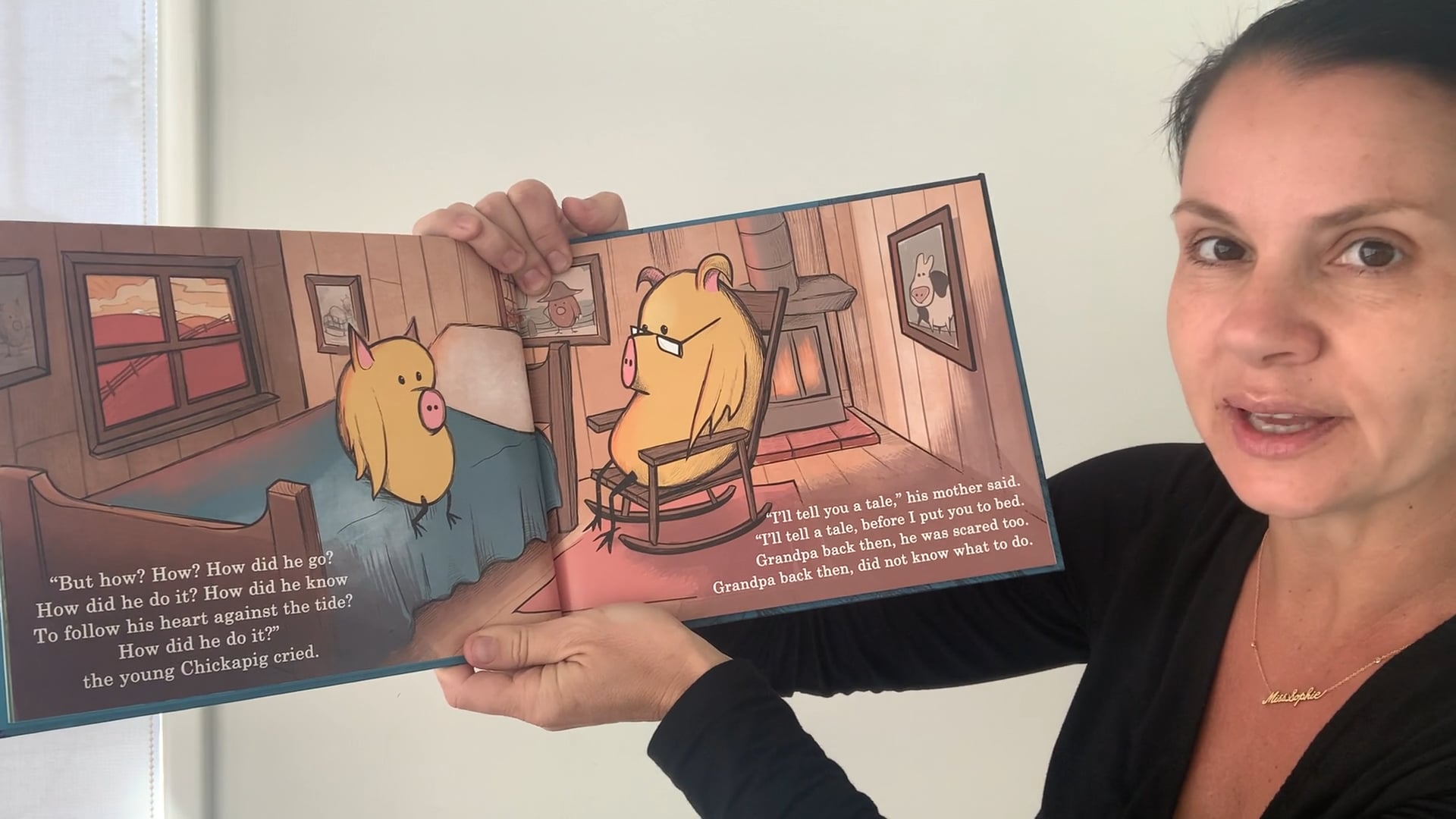 Miss Sophie reads Little Joe Chickapig!