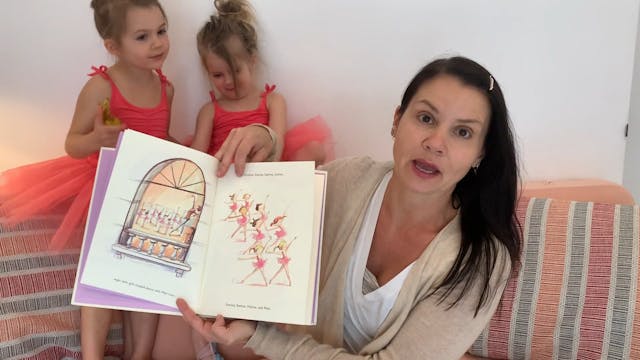 Miss Sophie reads “Miss Lina’s Baller...