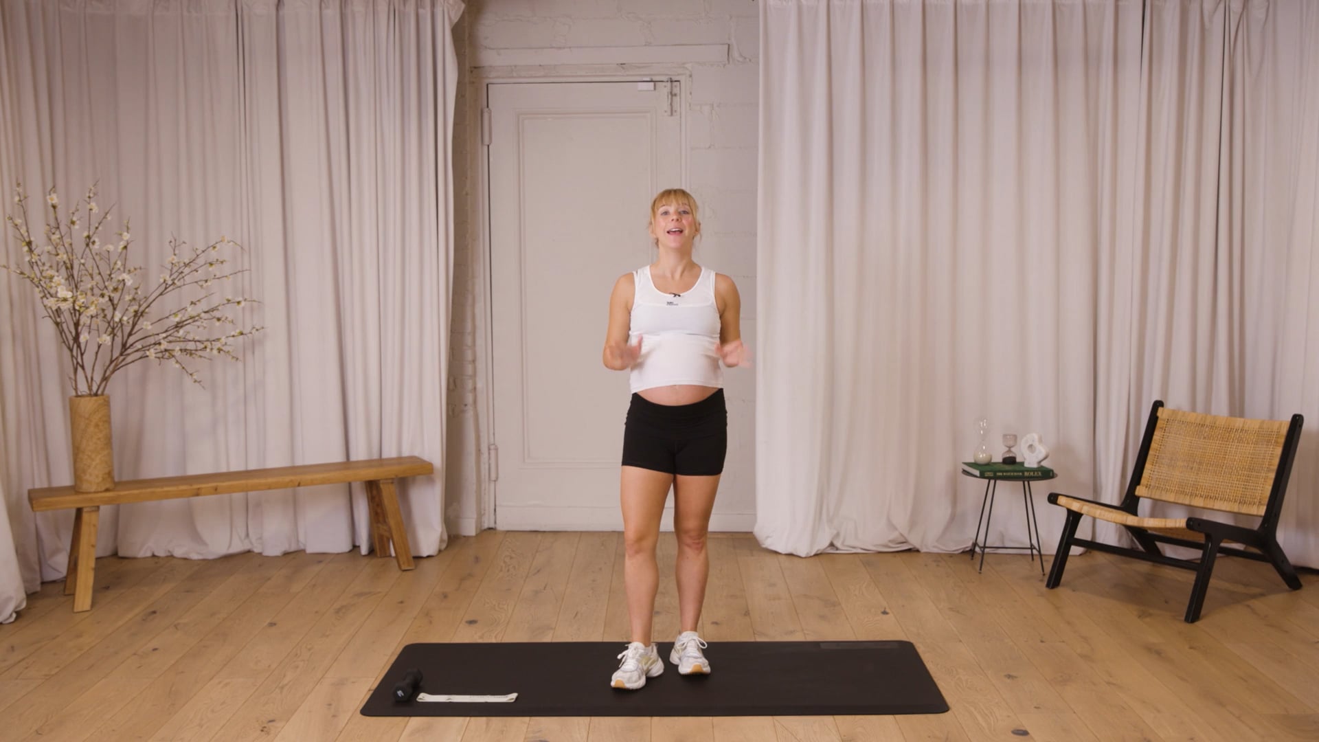 New! 25 Min No-Cardio Sculpt (26 Weeks Pregnant)
