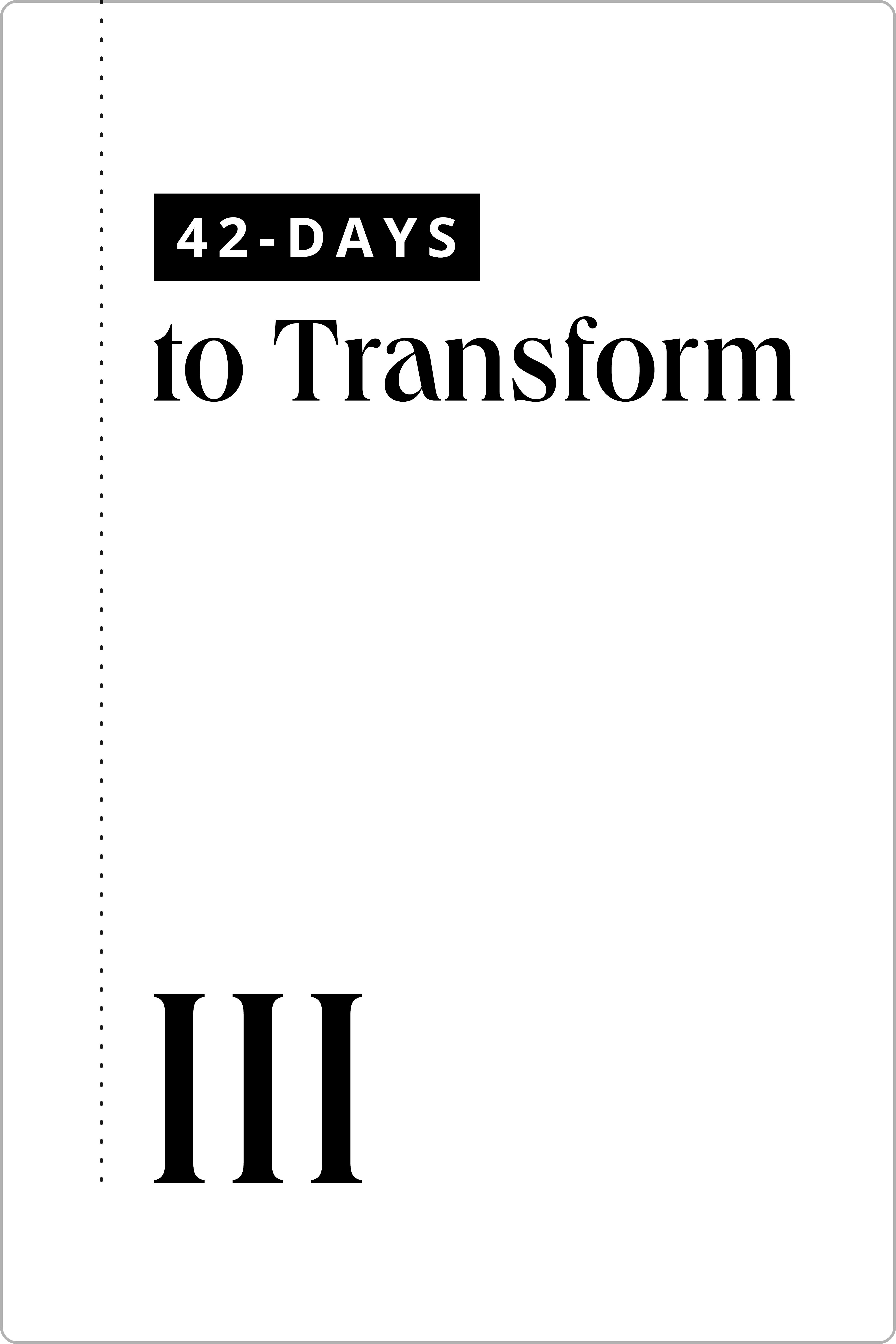 Transformation III - 42 Day Program