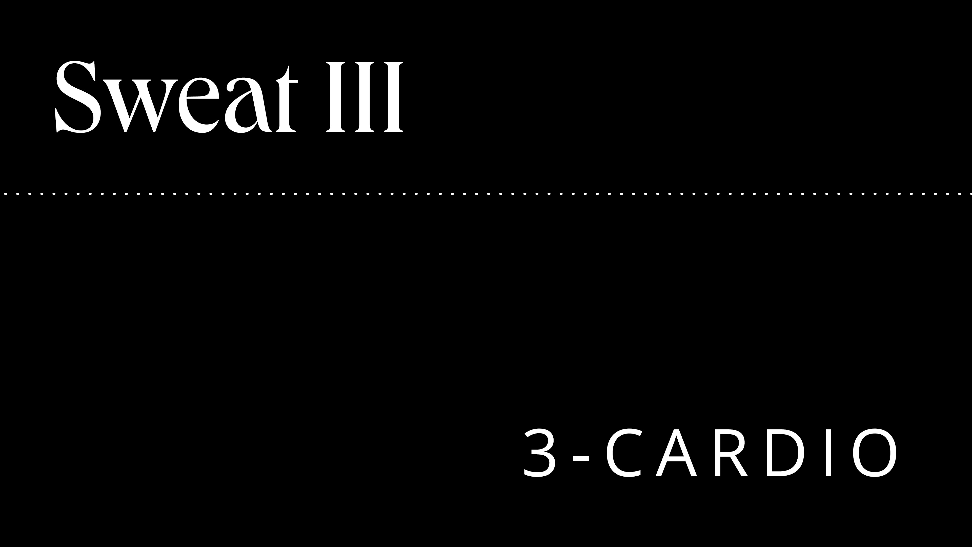 40-50 Minutes Sweat III