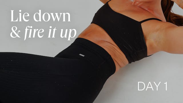 DAY 1: 20 Min No Cardio Sculpt