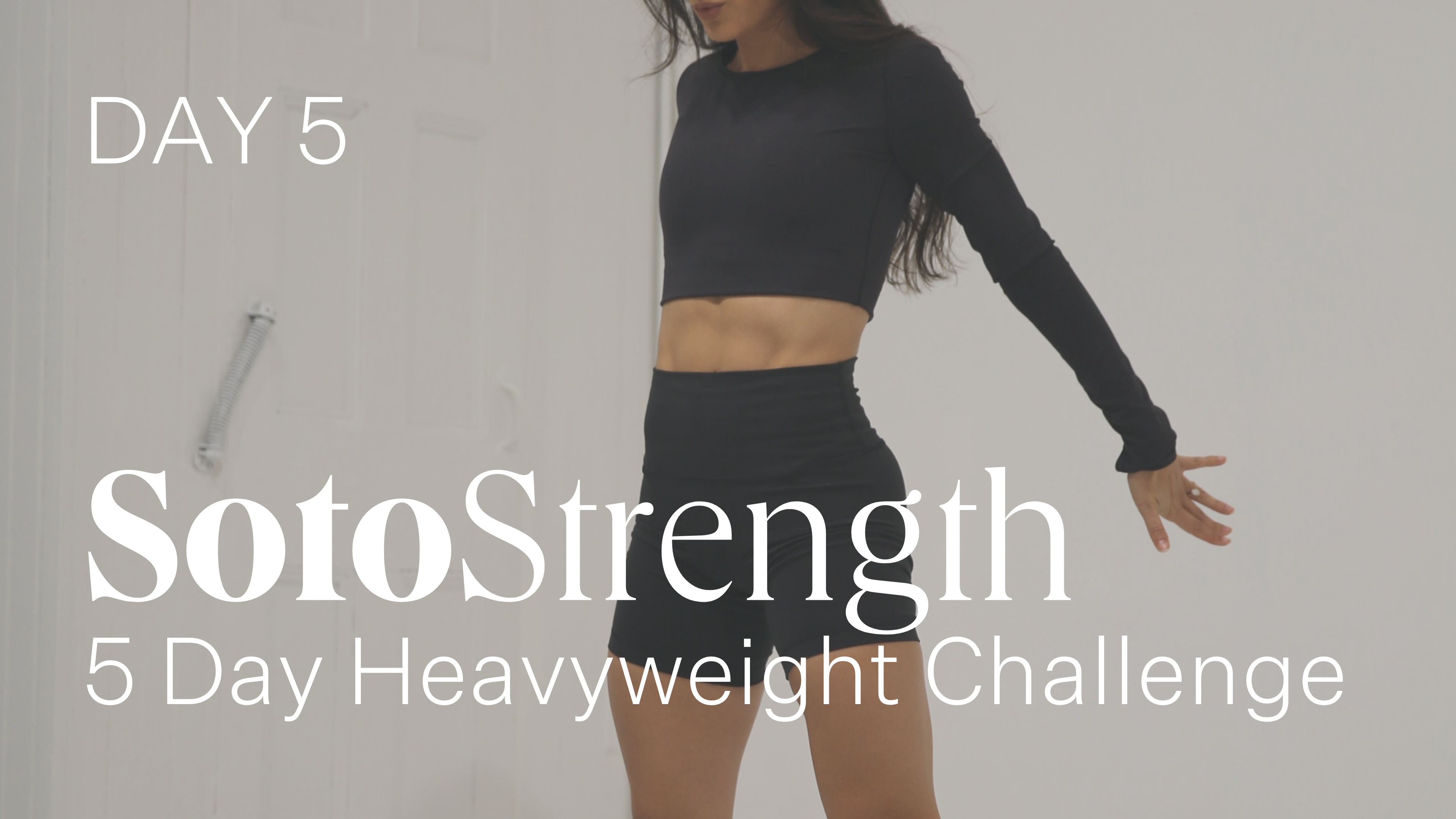 DAY 5 - 35 Min Heavyweight No Cardio Sculpt