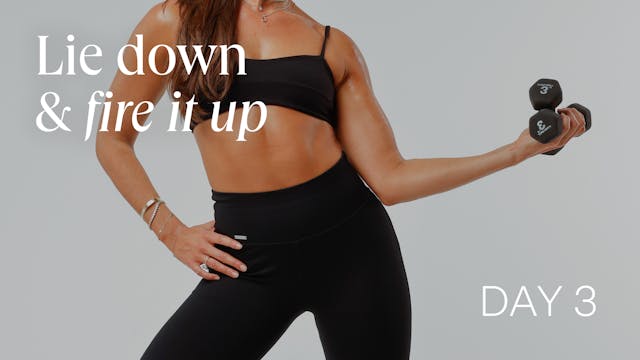 DAY 3: 30 Min No Cardio Sculpt