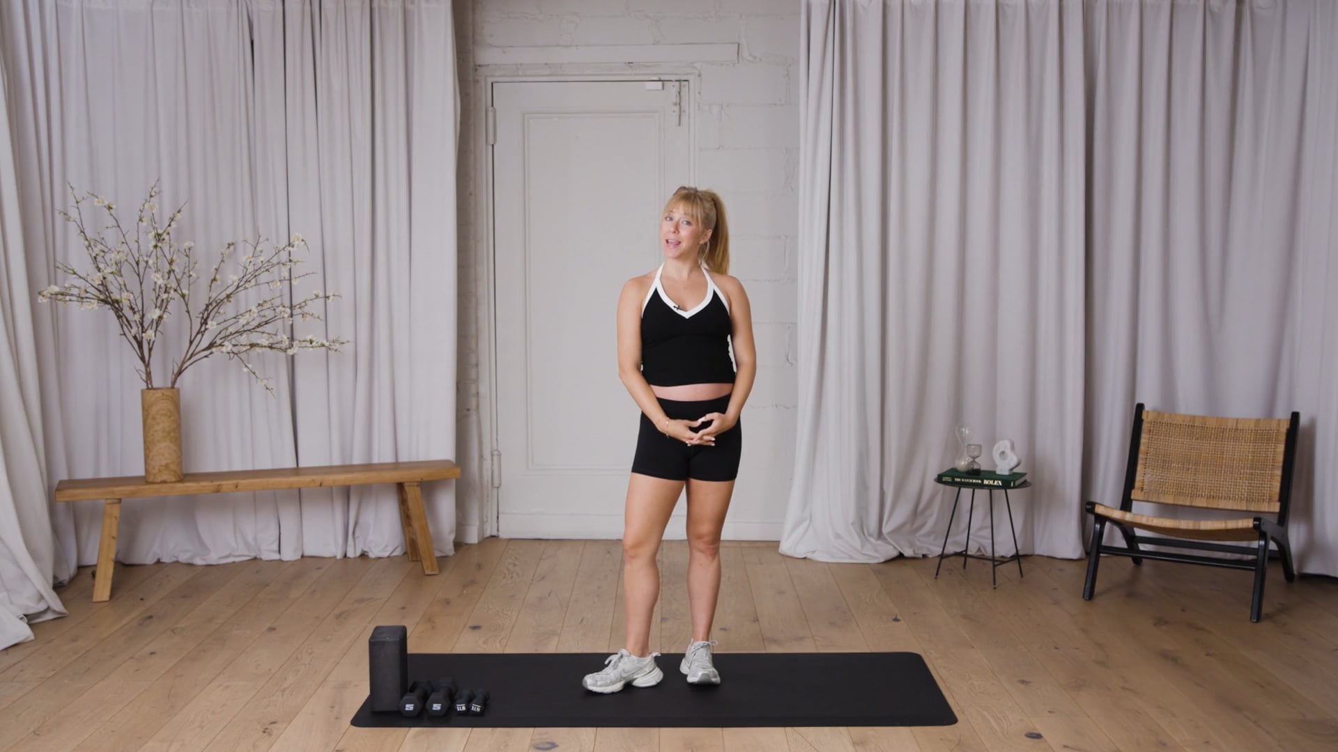 New! 40 Min No-Cardio Sculpt (23 Weeks Pregnant)