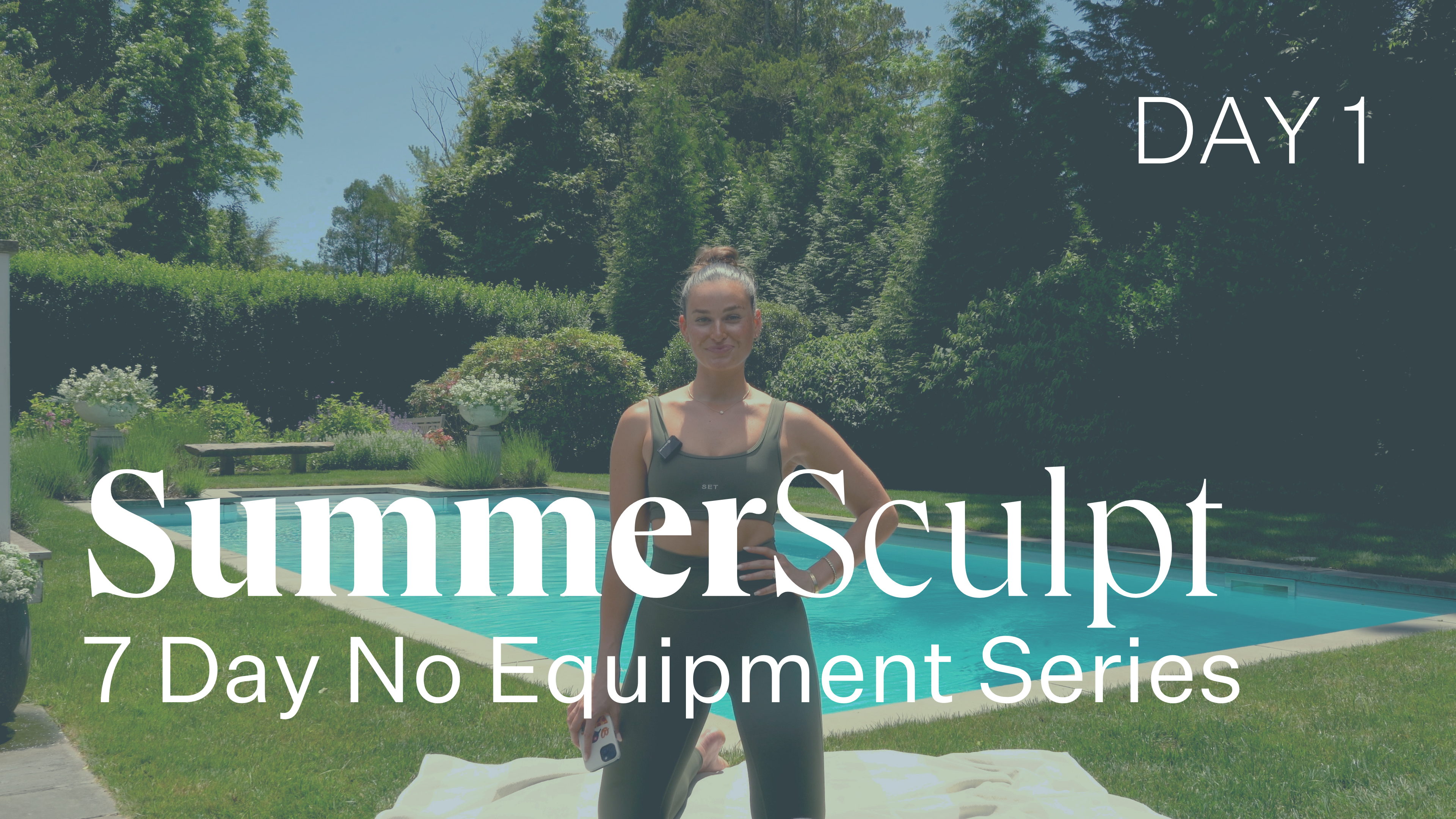 DAY 1 - 20 Min No Cardio Sculpt