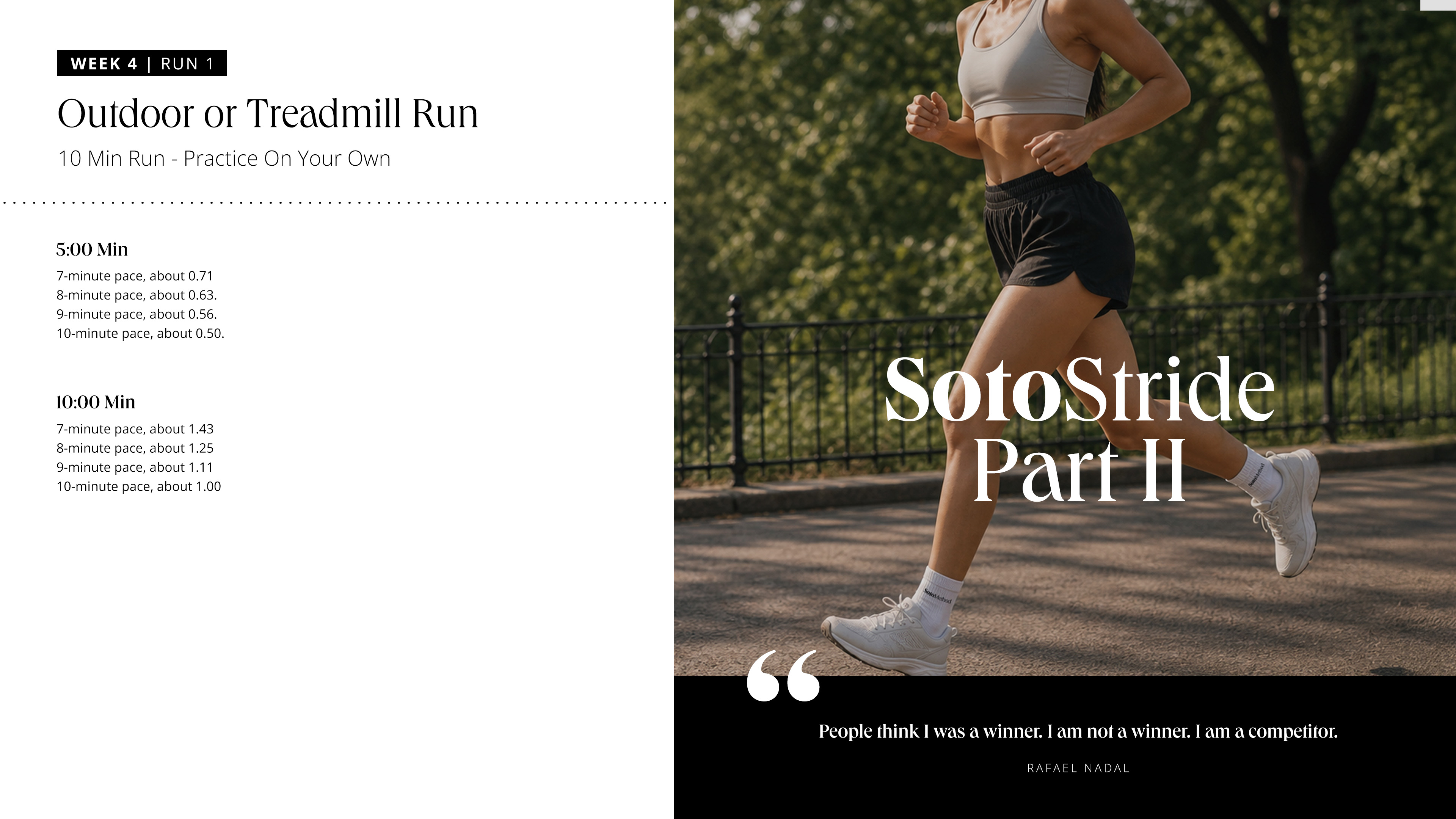 10 Min Run at your 5k Pace