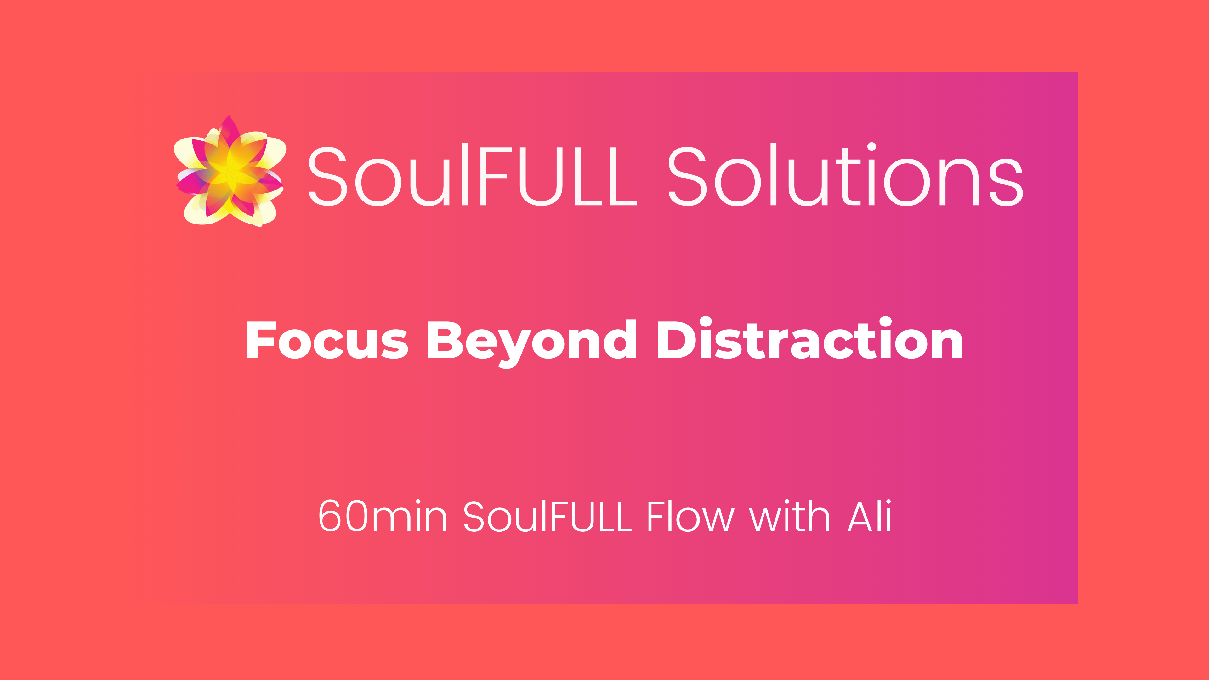 Fri, Sept 18 with Ali