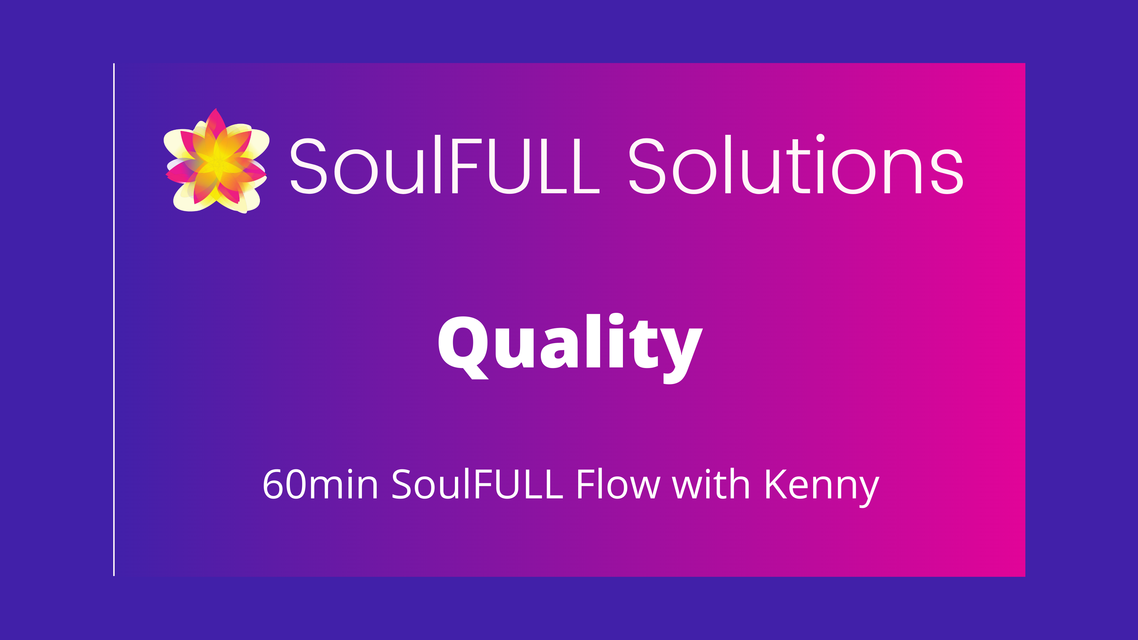 Tues, Sept 8 with Kenny