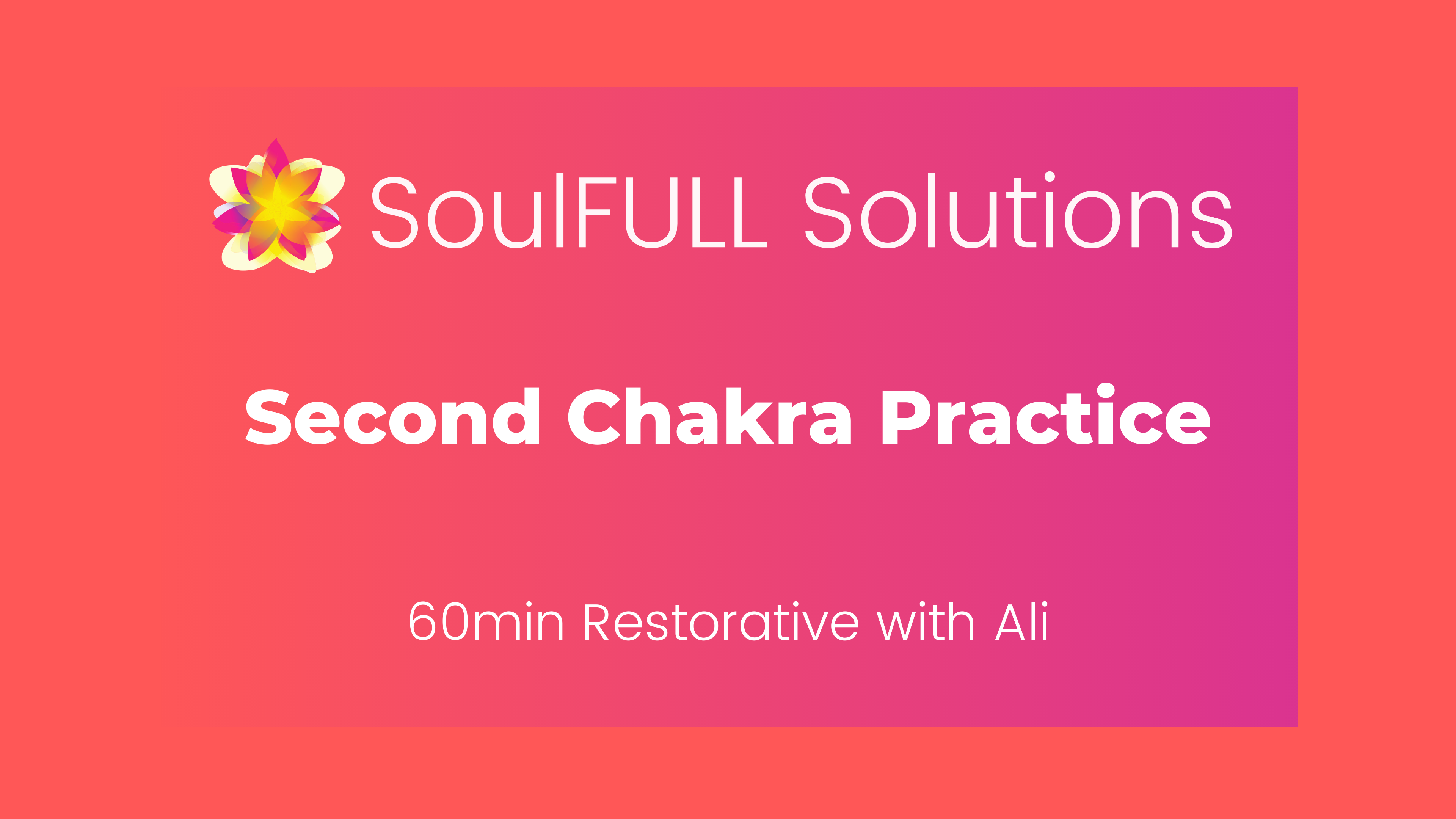 Fri, Oct 16 with Ali - Restorative