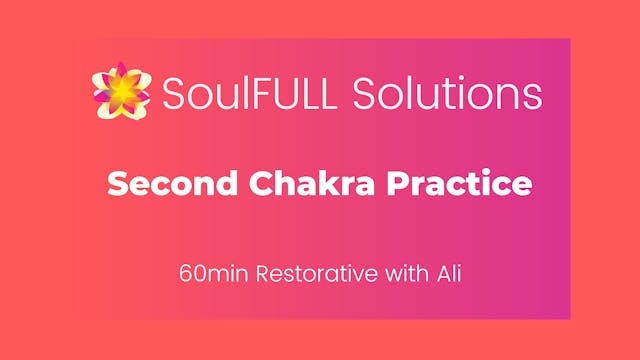 Fri, Oct 16 with Ali - Restorative