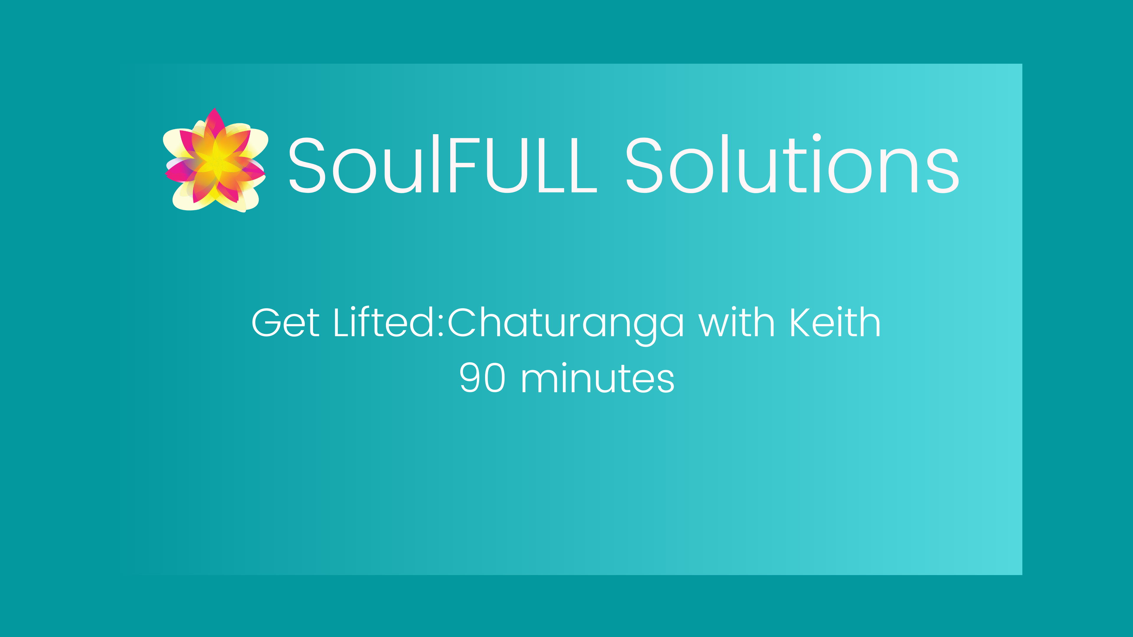 4/9/21 - Chaturanga with Keith 