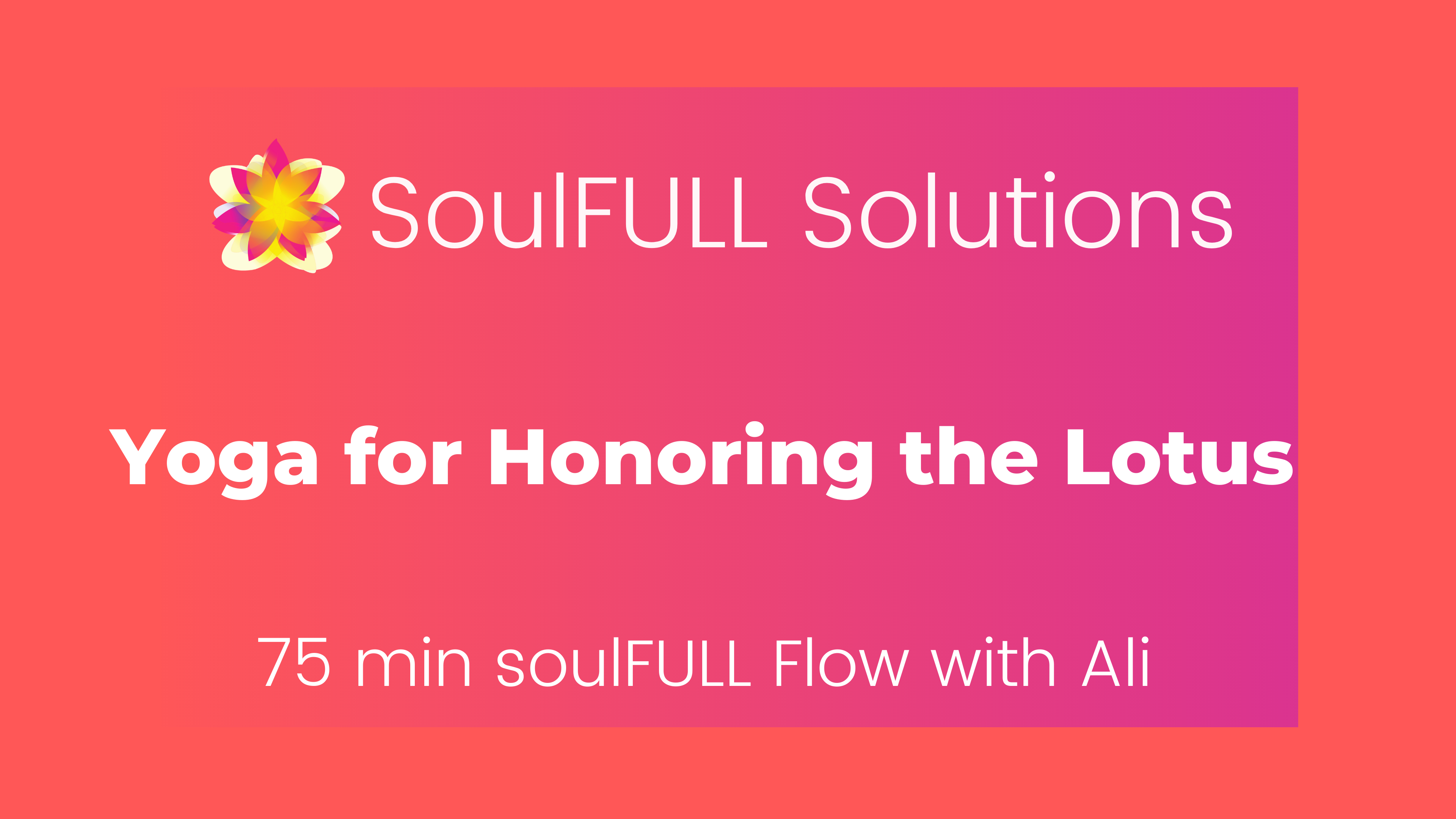 Wednesday December 30th with Ali 