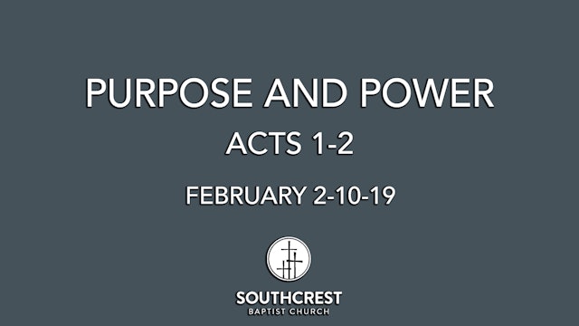 Purpose and power