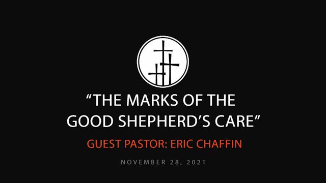 The Marks of the Good Shepherd's Care 