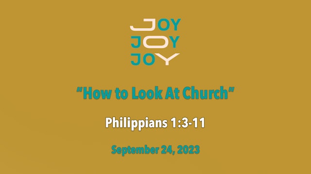 How To Look At Church