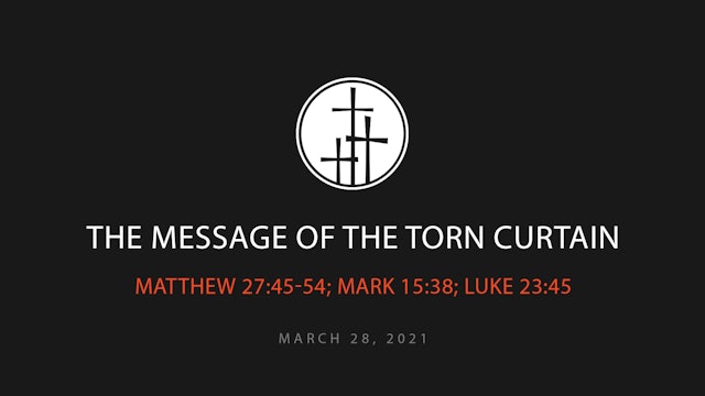 The Message of the Torn Curtain