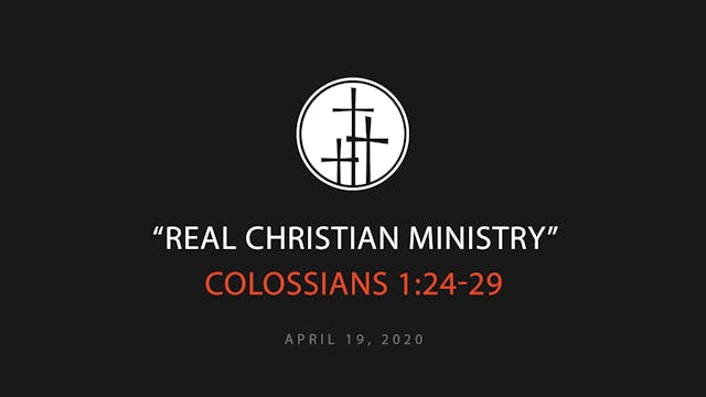 Real Christian Ministry