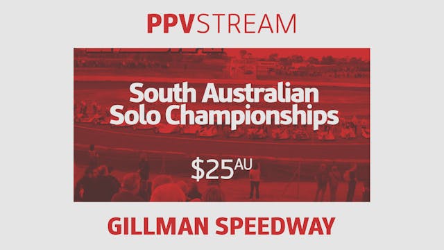 South Australian Solo Championships | Feb 3rd
