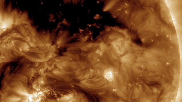 Solar Torrents of Fire