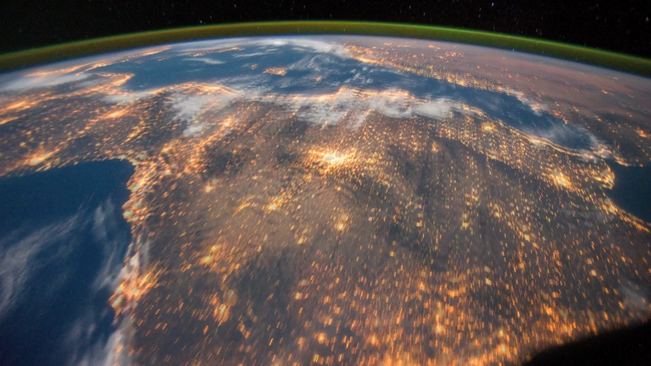 Countries and Coastlines from Space