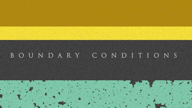 Boundary Conditions