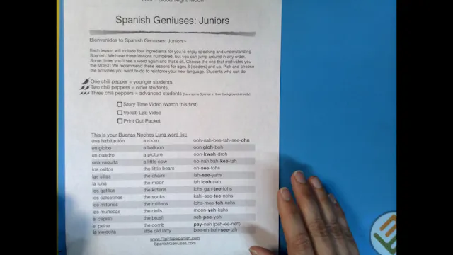 Good Night Moon Vocab Lab