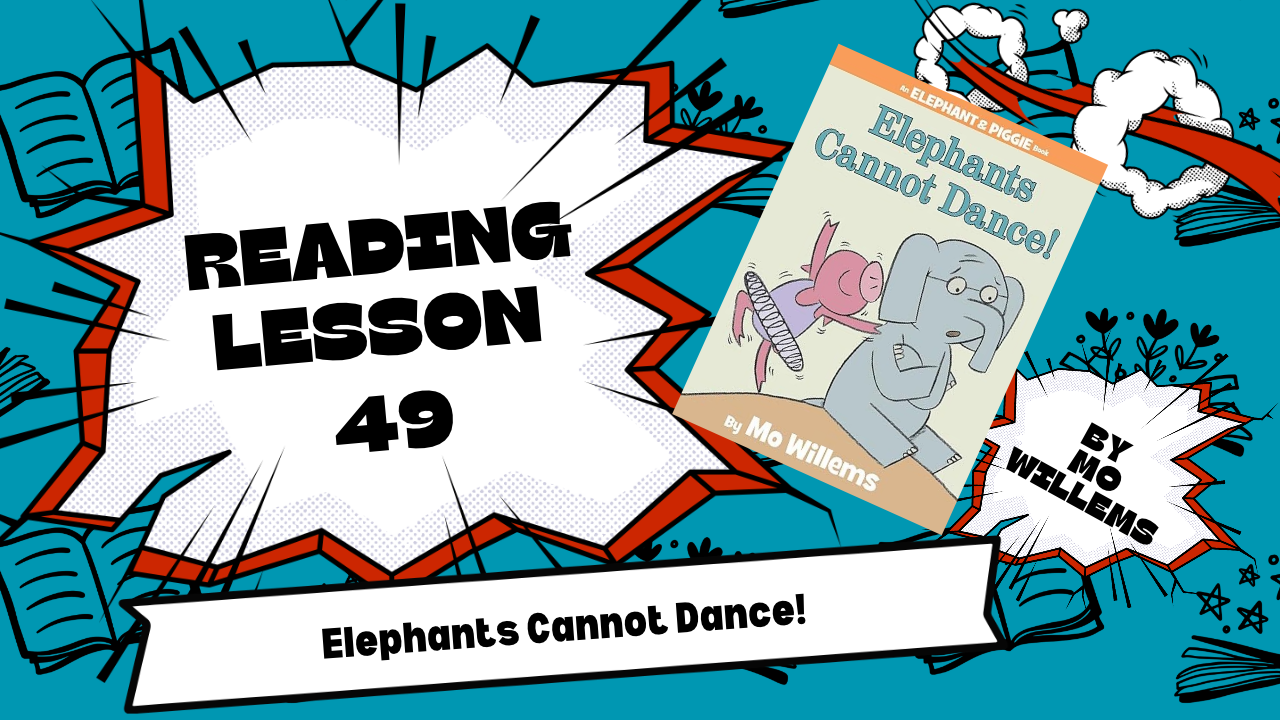 Juniors Spanish Reading Lesson 49: Elephants Cannot Dance! (Interactive)